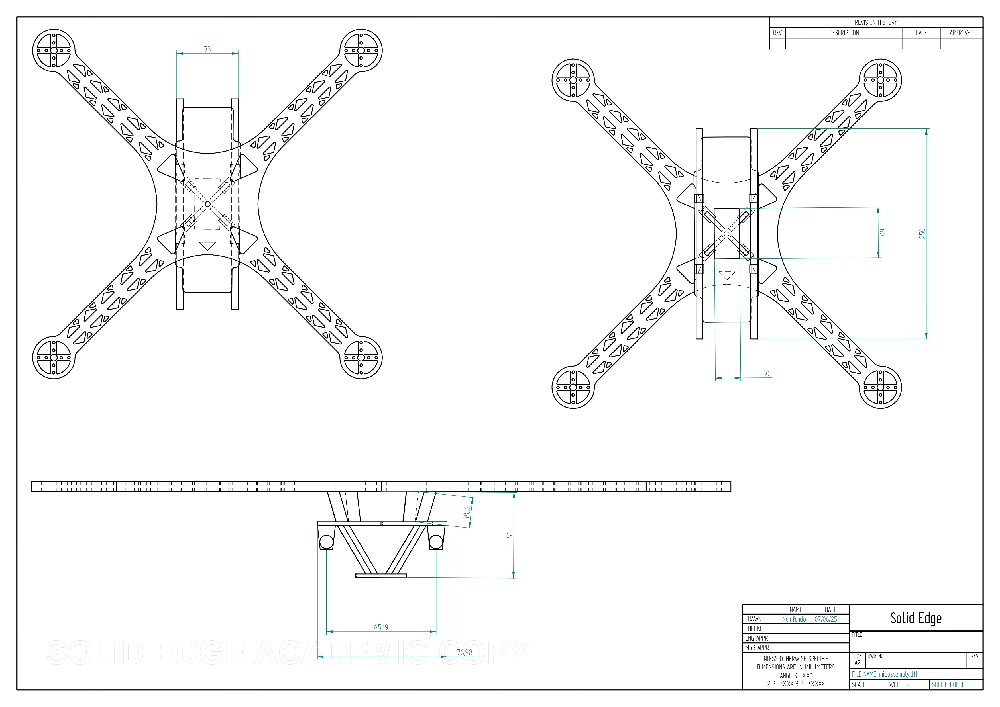 Mid-Stage Assembly Isometric Drawing